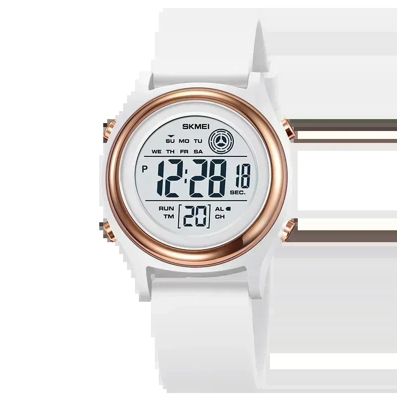 Luxury Waterproof Shockproof Sport Countdown Watches Womens Digital Wristwatch for Women Stopwatch Lady Girl Relojes 2094