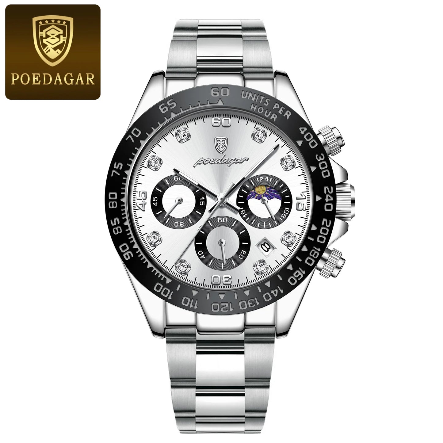 Fashion Luxury Men Wristwatch Chronograph Date High Quality Quartz Man Watch Waterproof Luminous Military Men'S Watches