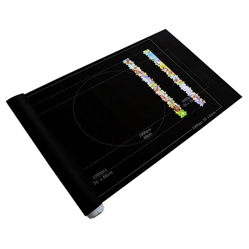 Puzzles Pad Jigsaw Roll Felt Mat Playmat Puzzles Blanket for up to 1500 Pcs Puzzle Accessories New Portable Mat (Only Mat)