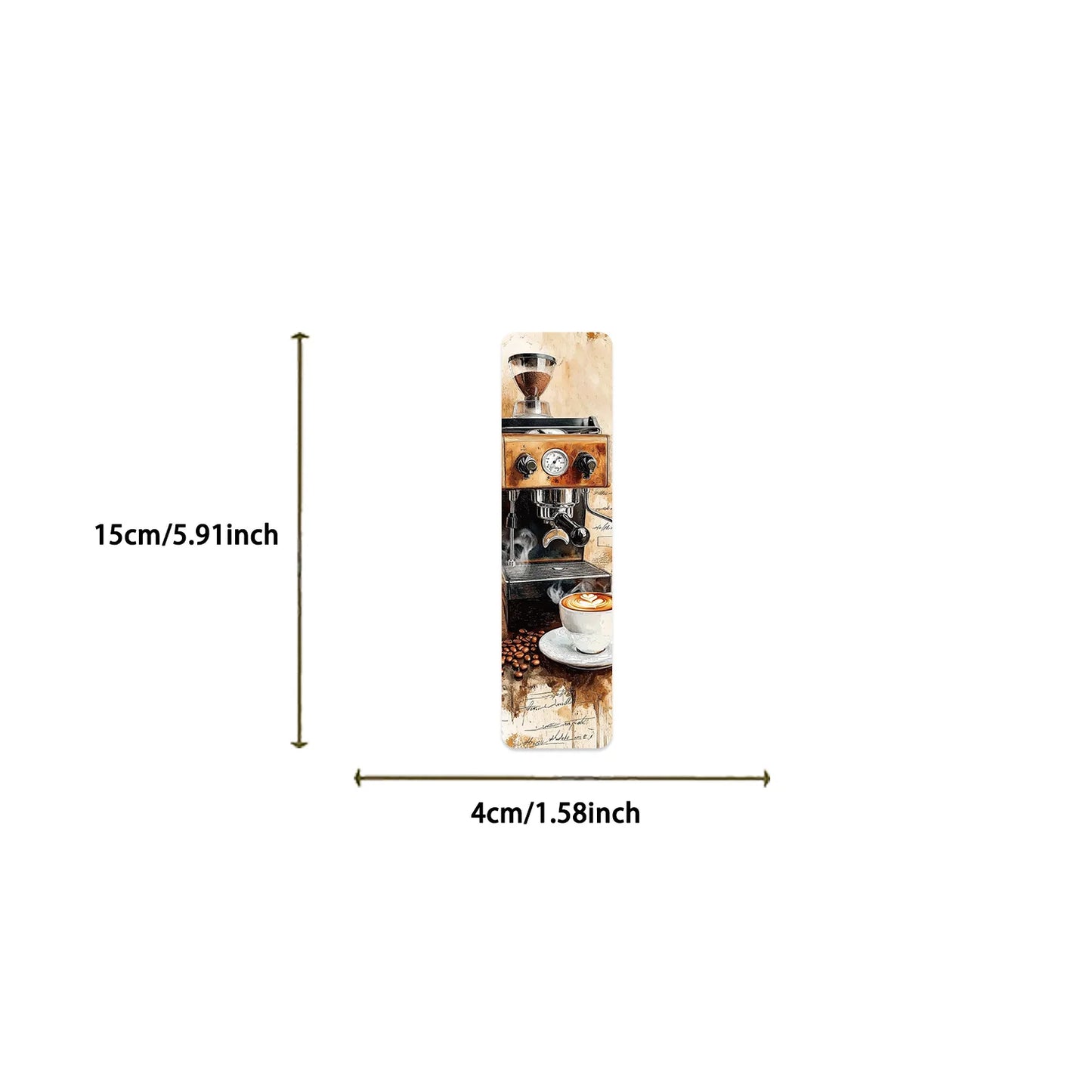 30Pcs Set Aesthetic Coffee Dessert Cake Afternoon Tea Themed Bookmarks Decorative Reading Pages Student Stationery Book Marks
