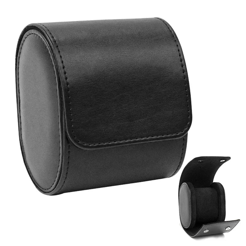 Leather Watch Roll 1 2 3 Slots Luxury Genuine Watch Storage Box Travel Bag Watch Case Gift Box Watch Pouch