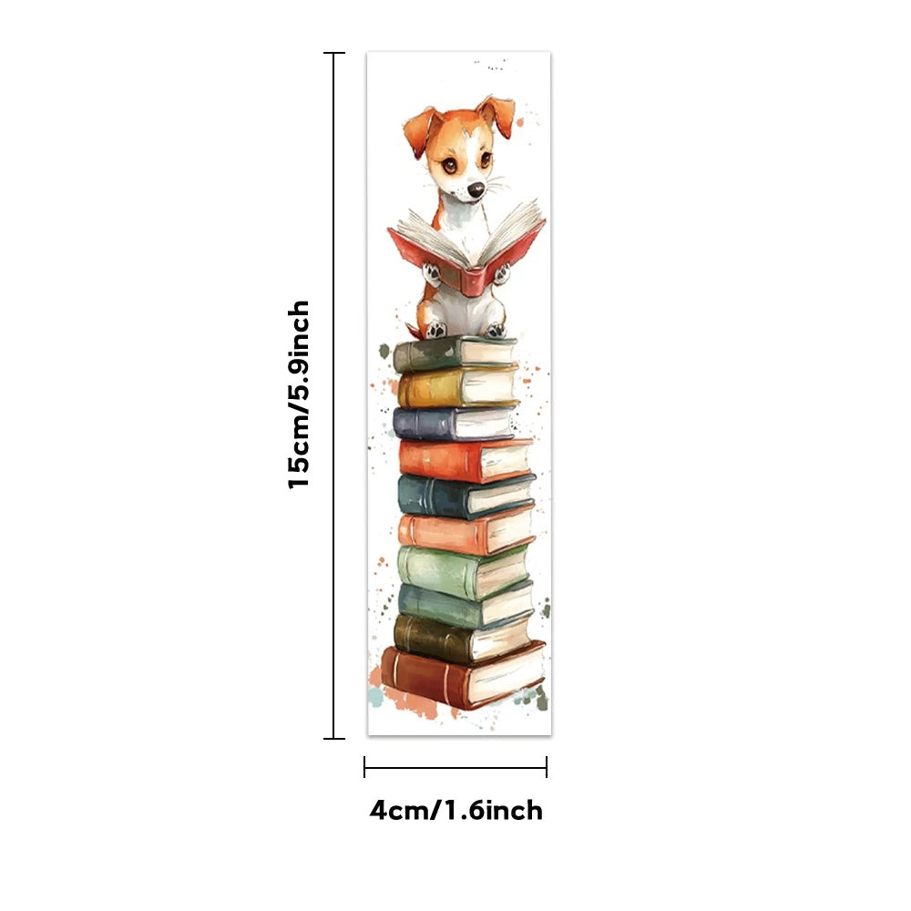 32Pcs, Creative Dog Bookmarks, Cartoon Cute Dogs, Perfect for Teachers, Readers and Book Lovers, Birthday Gift.