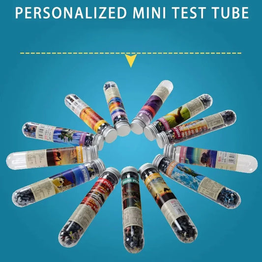 150Pcs/Set Oil Painting Jigsaw Puzzles Mini Test Tube Oil Painting Jigsaw Gifts Family Educational Toys Adult Children