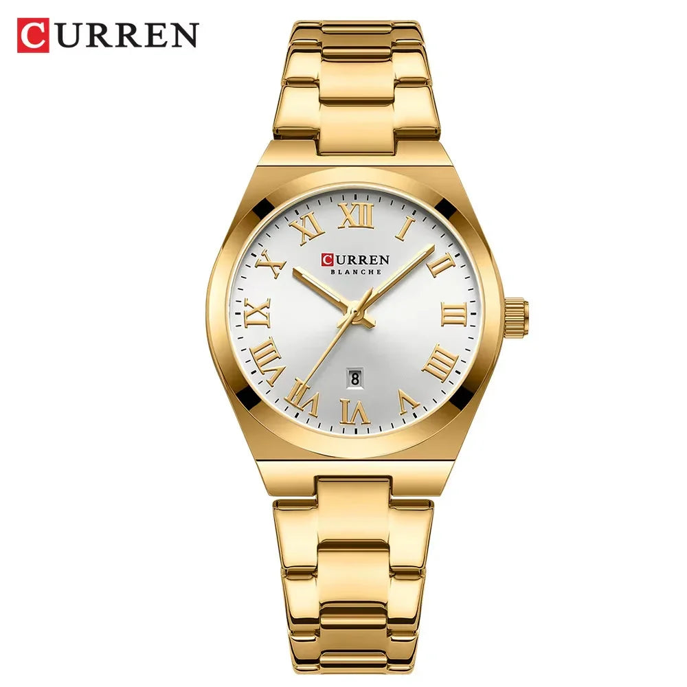 9095 Women'S Luxury Fashion Watch Original Quartz Watch Waterproof Stainless Steel Elegant Women'S Watch Relojes De Mujer