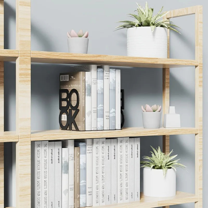 1Pc Iron Bookends Book Stand Support for Home Office and Library Non Slip Rack Shelf Holder School Stationery Accessories