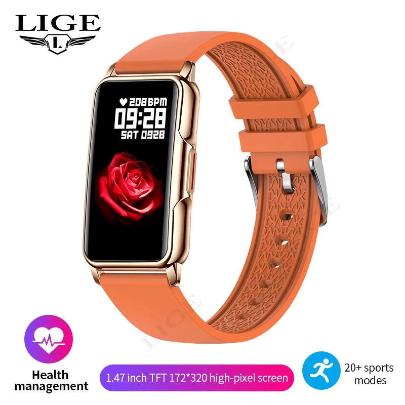 New Fashion Smart Watch Ladies Message Push Blood Pressure DIY Custom Dial Sports Bracelet Waterproof Men Smartwatch Women