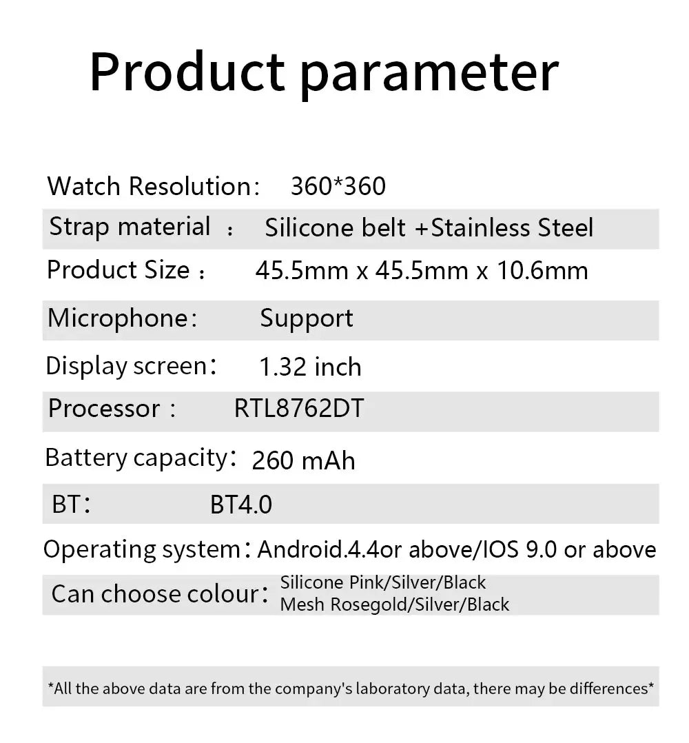 Smartwatch με Bluetooth Κλήσεις & Fitness Tracker