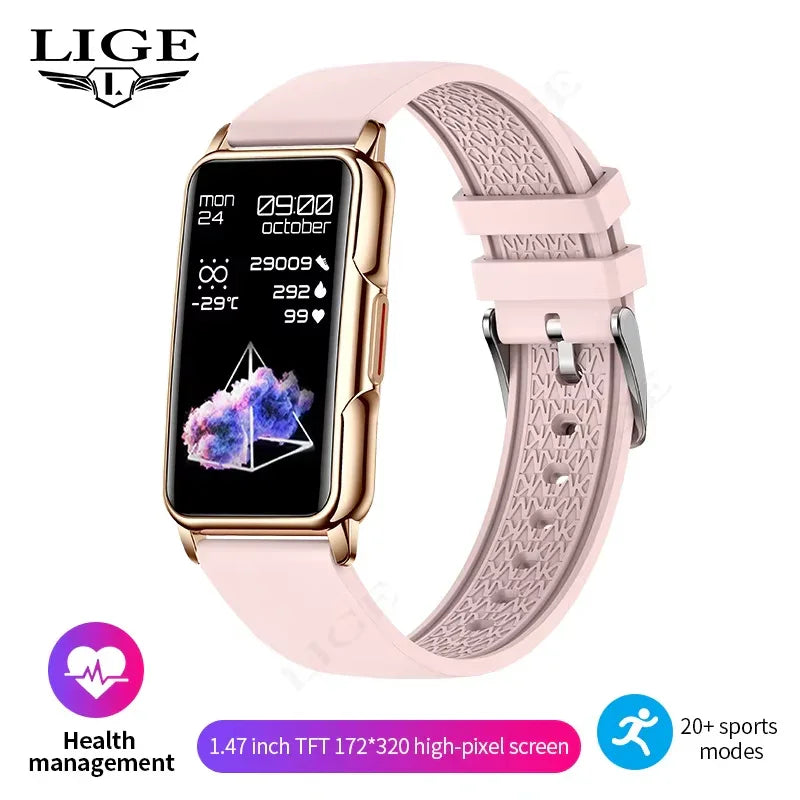 New Fashion Smart Watch Ladies Message Push Blood Pressure DIY Custom Dial Sports Bracelet Waterproof Men Smartwatch Women