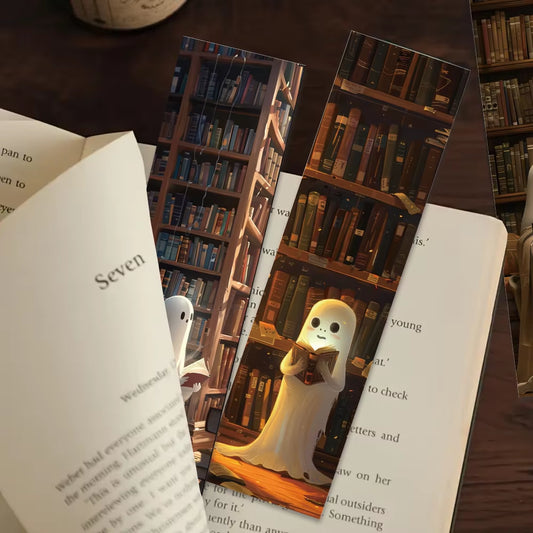 32Pcs. Ghost Bookmarks for Reading, Suitable for Back-To-School Season, Christmas, Halloween, Teachers, Readers, and Birthdays.