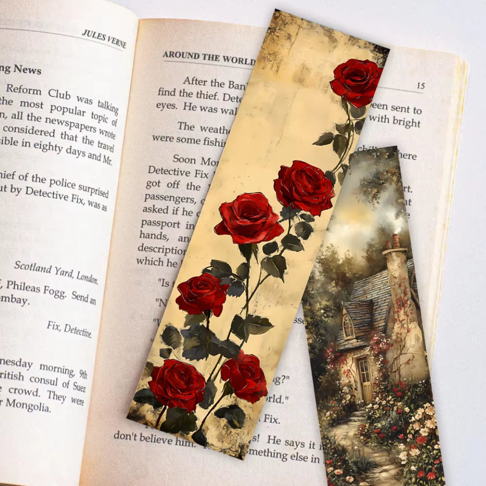 32Pcs, Retro Horror Bookmarks, Halloween, Skulls, Ghosts, Suitable for Teachers, Readers, and Book Lovers, Birthday Gifts