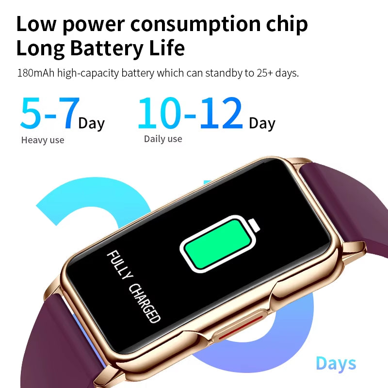 New Fashion Smart Watch Ladies Message Push Blood Pressure DIY Custom Dial Sports Bracelet Waterproof Men Smartwatch Women