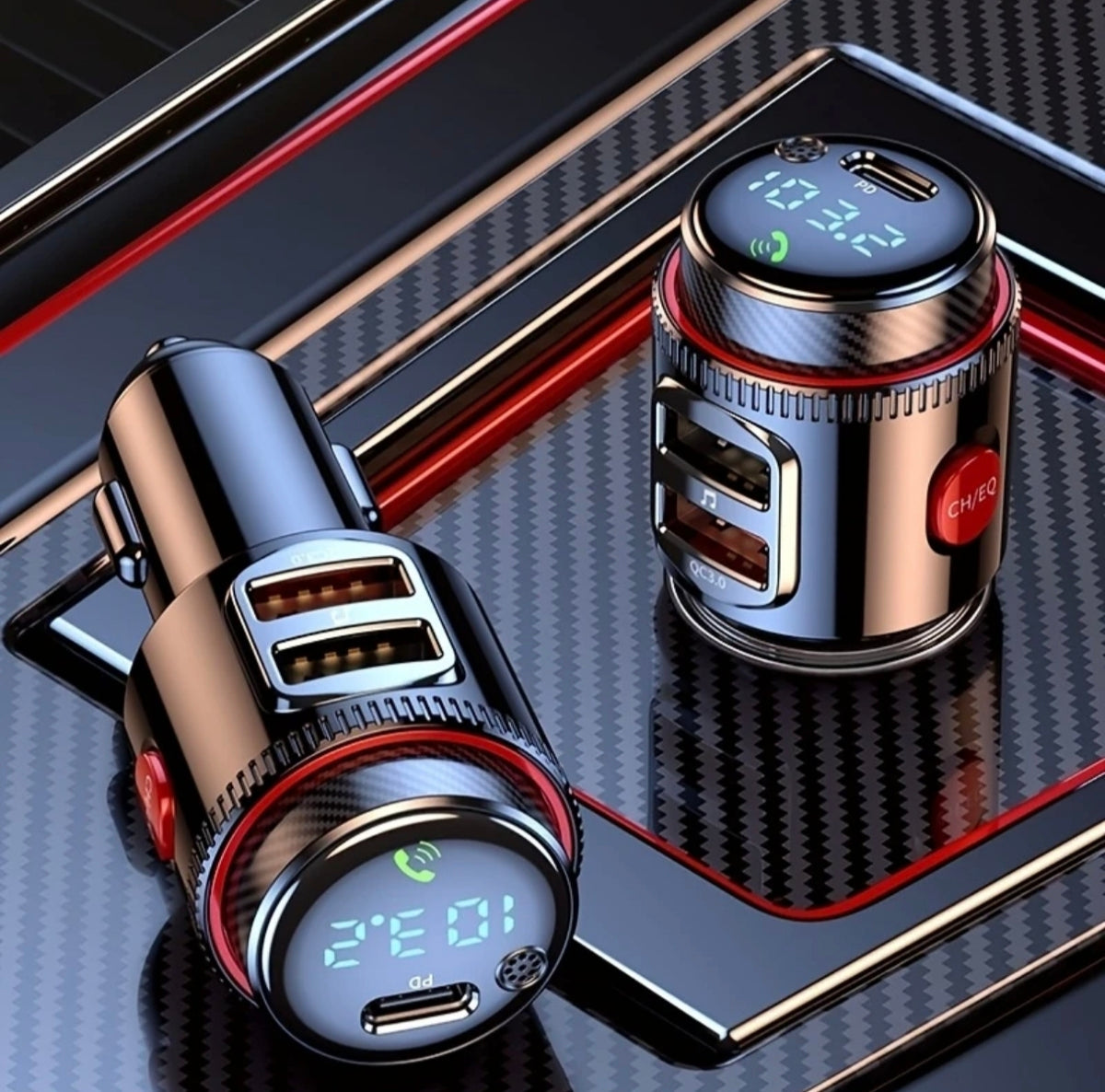 FM transmitter αυτοκινήτου με Bluetooth 5.4