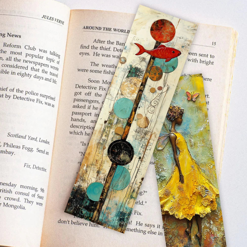 32Pcs, Abstract and Quirky Bookmarks, Christmas, Halloween, Teachers, Suitable for Readers and Birthday Gifts.