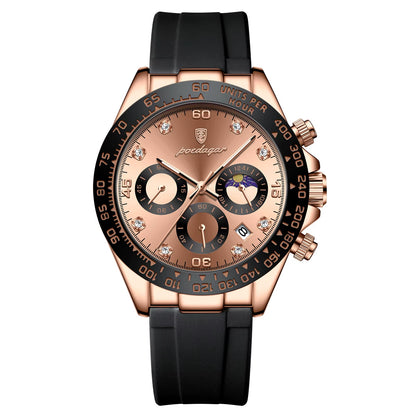 Fashion Luxury Men Wristwatch Chronograph Date High Quality Quartz Man Watch Waterproof Luminous Military Men'S Watches