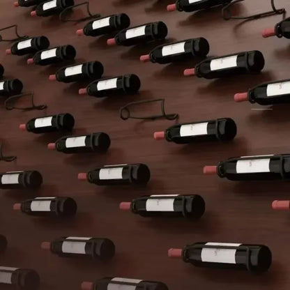 European Style Red Wine Rack Creative Wall Mounted Single Decorative Frame Suspension Wine Rack Display Rack