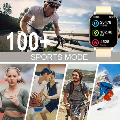 2025 New Smart Watch Bluetooth Talking Blood Oxygen/Blood Pressure Monitor Smart Watch for Women Men Holiday Gift