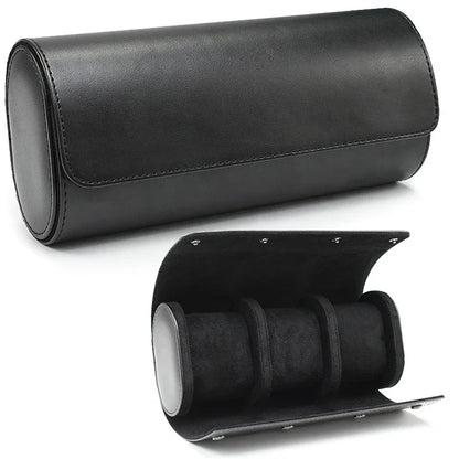 Leather Watch Roll 1 2 3 Slots Luxury Genuine Watch Storage Box Travel Bag Watch Case Gift Box Watch Pouch