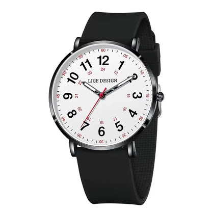 Fashion Elegant Watches for Woman Ladies Candy Color Silicone Casual Luminous Waterproof Dress Quartz Women'S Wristwatches