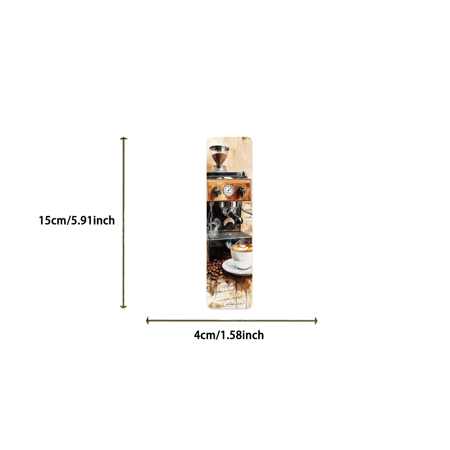 30Pcs Set Aesthetic Coffee Dessert Cake Afternoon Tea Themed Bookmarks Decorative Reading Pages Student Stationery Book Marks