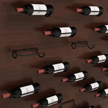 European Style Red Wine Rack Creative Wall Mounted Single Decorative Frame Suspension Wine Rack Display Rack