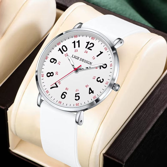 Fashion Elegant Watches for Woman Ladies Candy Color Silicone Casual Luminous Waterproof Dress Quartz Women'S Wristwatches