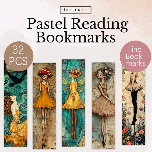 32Pcs, Abstract and Quirky Bookmarks, Christmas, Halloween, Teachers, Suitable for Readers and Birthday Gifts.