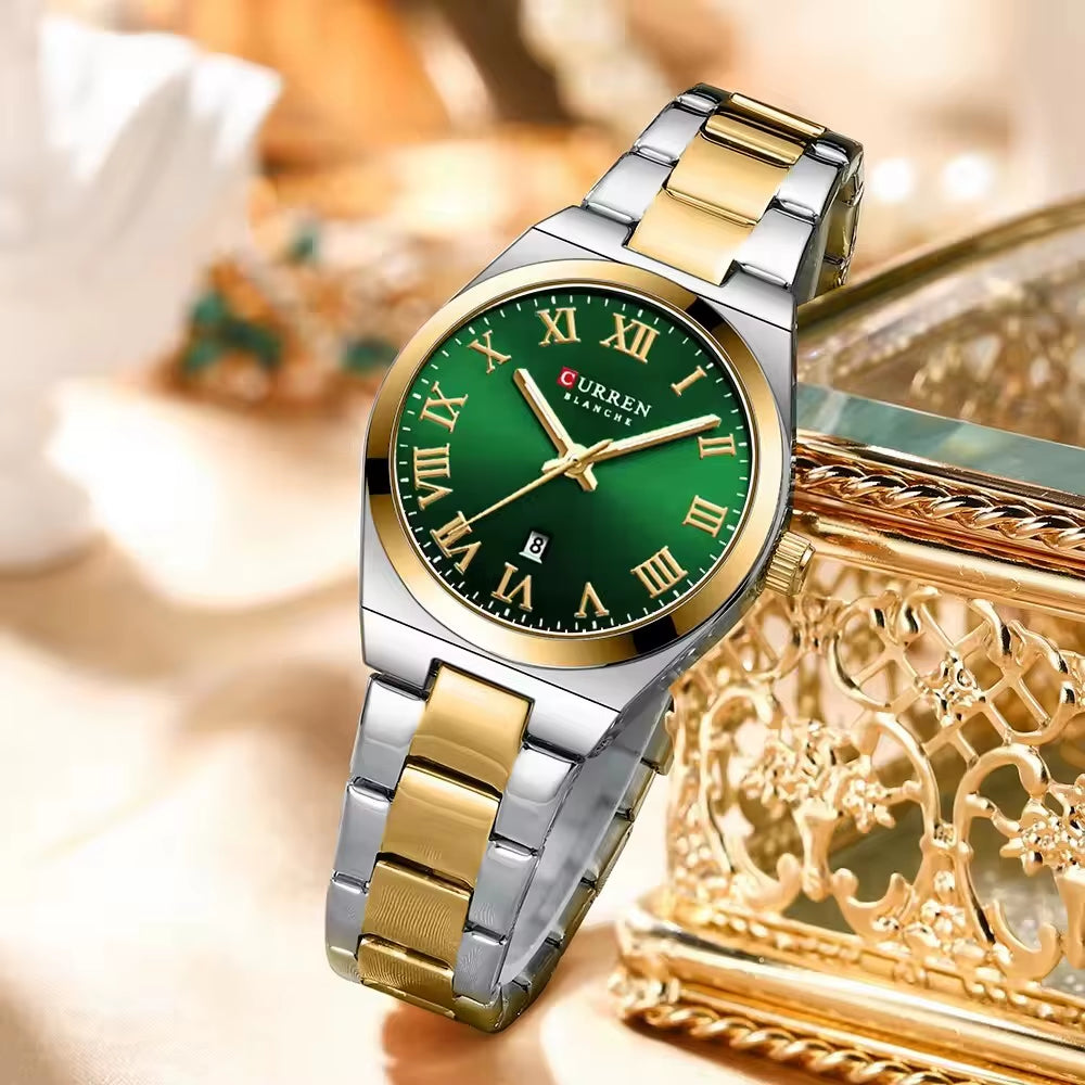 9095 Women'S Luxury Fashion Watch Original Quartz Watch Waterproof Stainless Steel Elegant Women'S Watch Relojes De Mujer