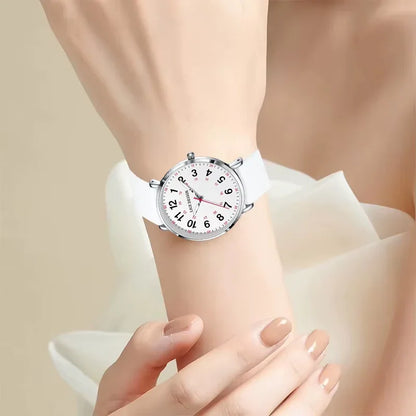 Fashion Elegant Watches for Woman Ladies Candy Color Silicone Casual Luminous Waterproof Dress Quartz Women'S Wristwatches