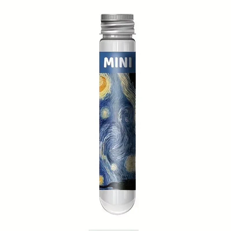 150Pcs Test Tube Jigsaw Puzzle World Famous Painting Van Gogh the Starry Night Christmas Gift