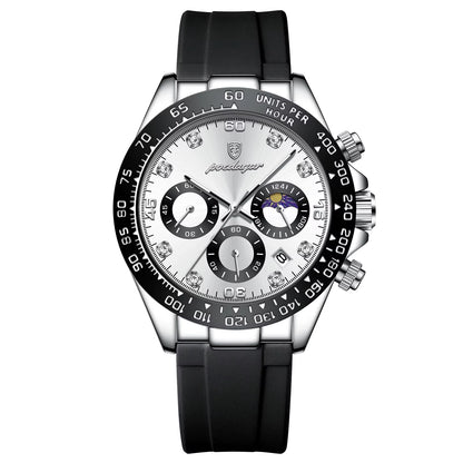 Fashion Luxury Men Wristwatch Chronograph Date High Quality Quartz Man Watch Waterproof Luminous Military Men'S Watches