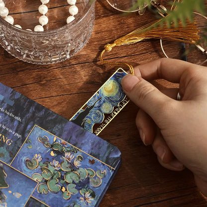 1Pc Hollow Literary Flower Metal Bookmark Exquisite Painting Sunflower Iris Rose Shape Gifts for Book Lovers Writers Readers