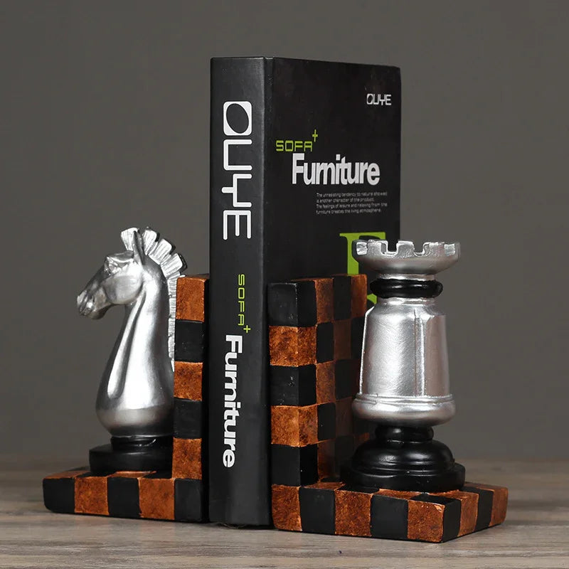 Διακοσμητικά Bookends Σκακιέρας