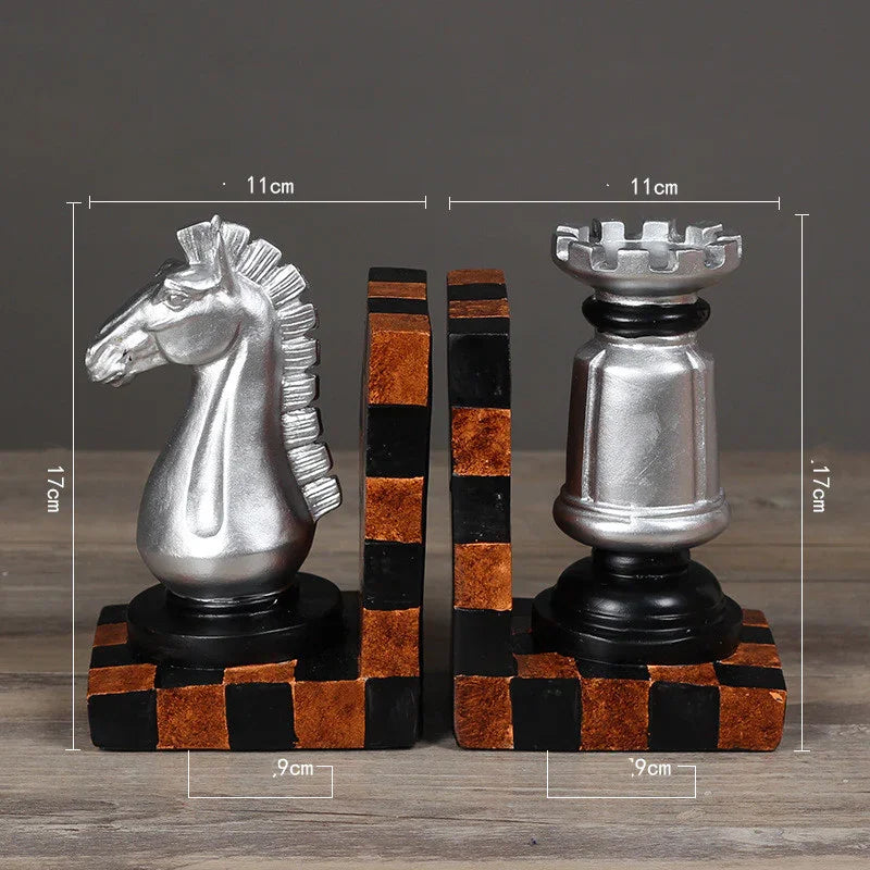 Διακοσμητικά Bookends Σκακιέρας