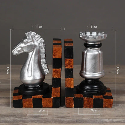 Διακοσμητικά Bookends Σκακιέρας