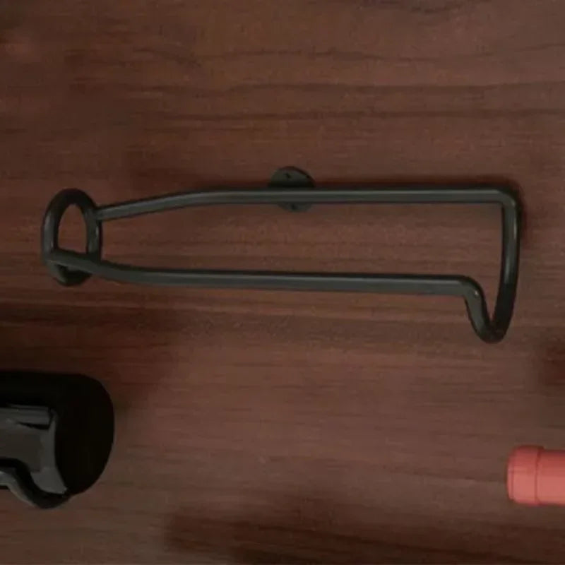 European Style Red Wine Rack Creative Wall Mounted Single Decorative Frame Suspension Wine Rack Display Rack