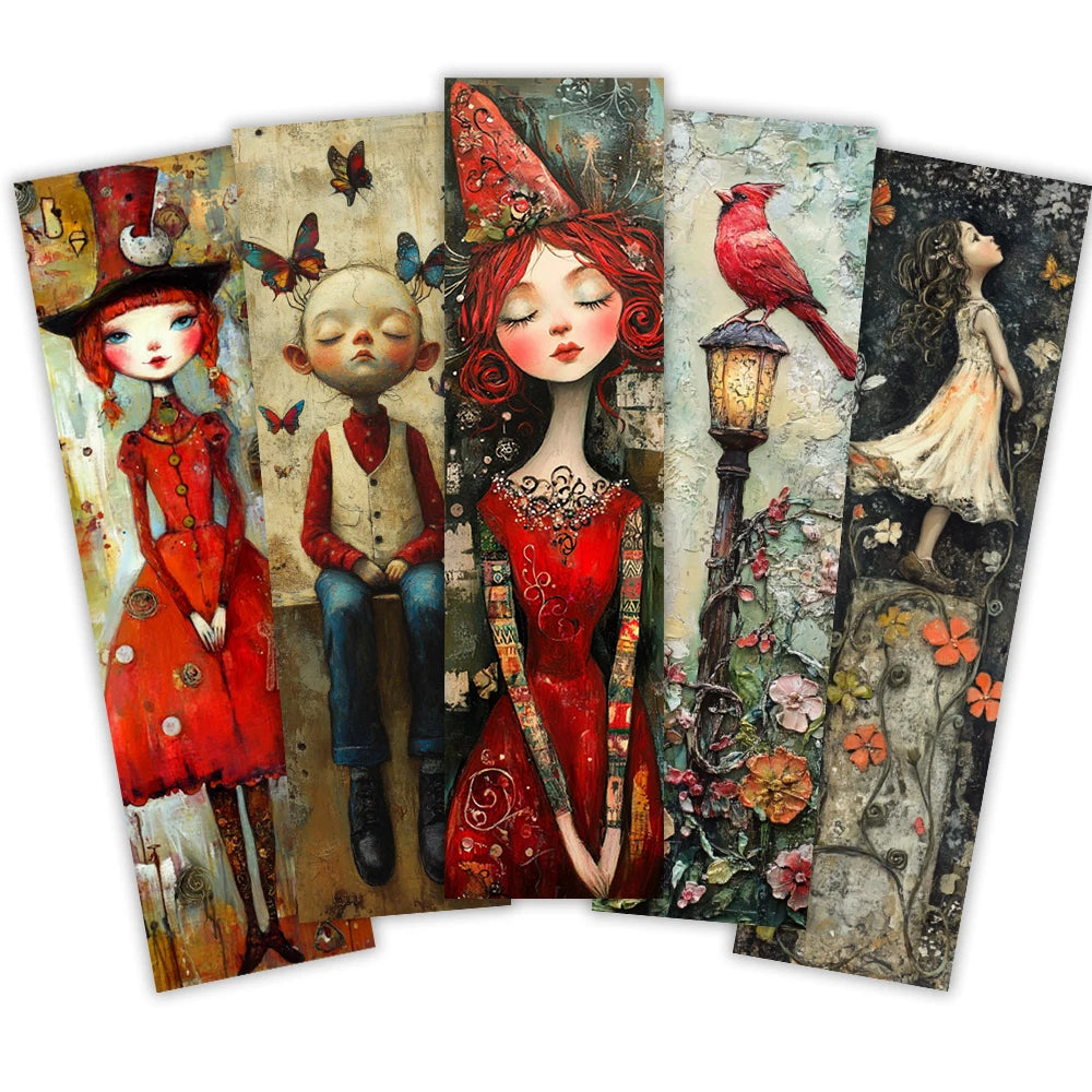 32Pcs, Abstract and Quirky Bookmarks, Christmas, Halloween, Teachers, Suitable for Readers and Birthday Gifts.