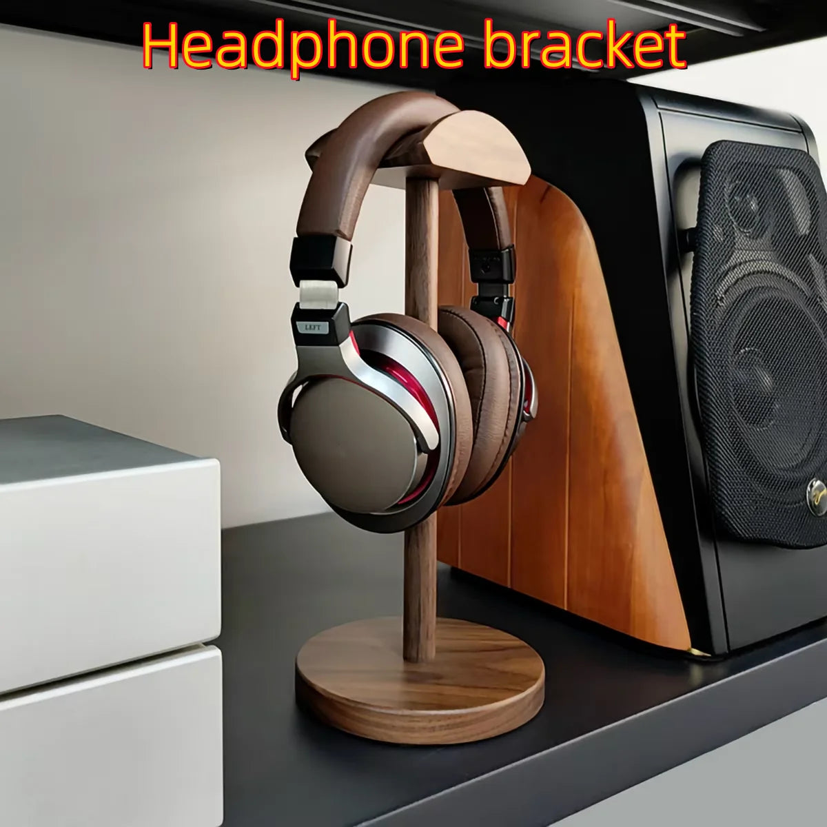 Βάση Ακουστικών "Άτλας" από Μασίφ Ξύλο