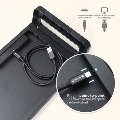 Εργονομική Βάση Οθόνης "Apex" (Aluminum) με USB Hub