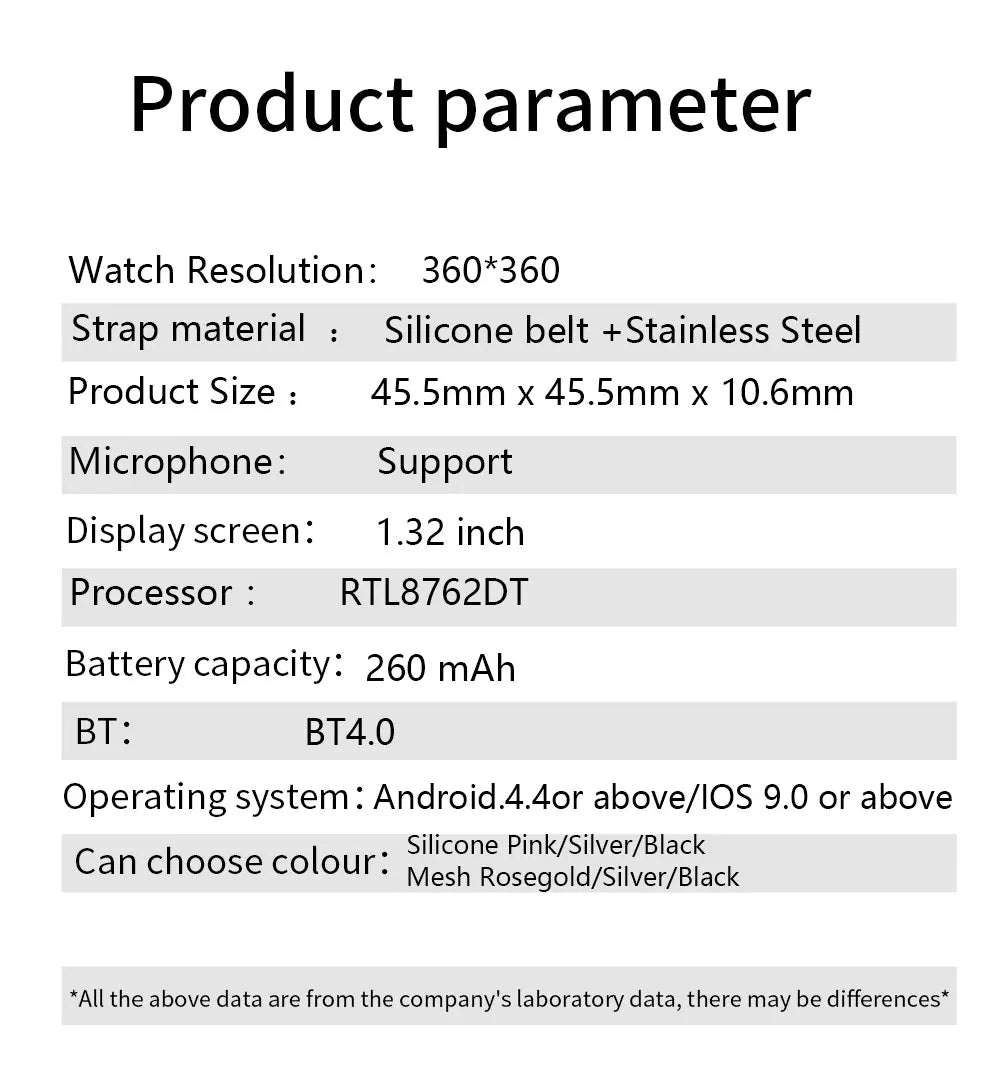 Smartwatch με Bluetooth Κλήσεις & Fitness Tracker