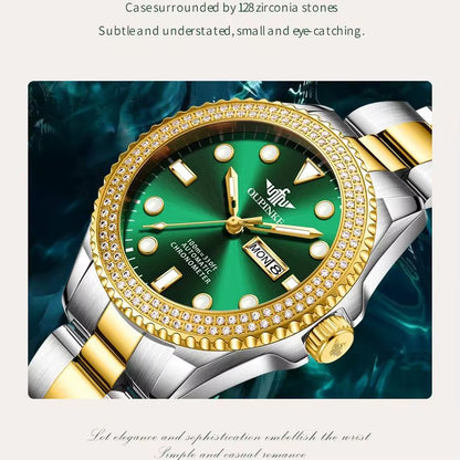 3205 Luxury All Automatic Mechanical Watch Women'S Dress Brand Waterproof HD Calendar Original Watch Elegant Gift Reloj