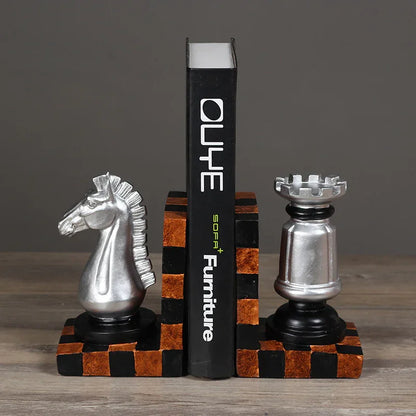 Διακοσμητικά Bookends Σκακιέρας