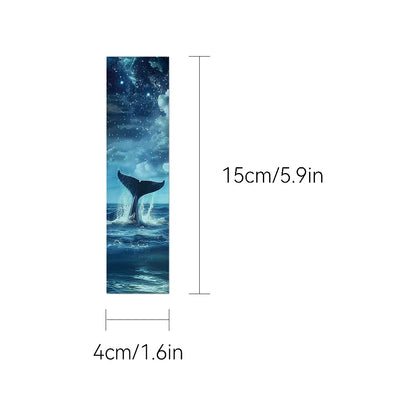 30Pcs Milky Way Galaxy Wandering Star Bookmark Space Bright Star Paper Card Reading Page Book Marking Student Message Card