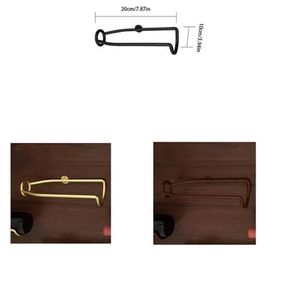 European Style Red Wine Rack Creative Wall Mounted Single Decorative Frame Suspension Wine Rack Display Rack