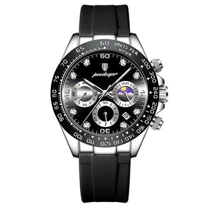Fashion Luxury Men Wristwatch Chronograph Date High Quality Quartz Man Watch Waterproof Luminous Military Men'S Watches