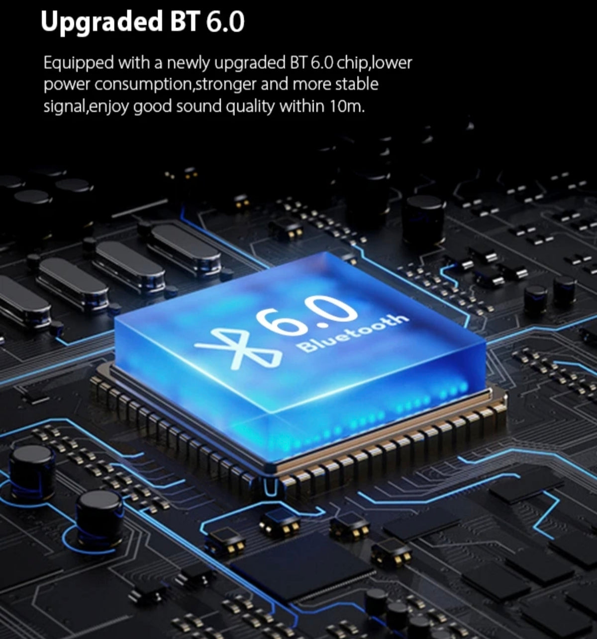 Ασύρματα ακουστικά με Bluetooth 6.0
