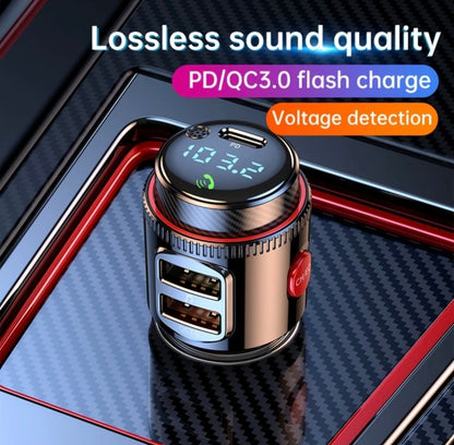 FM transmitter αυτοκινήτου με Bluetooth 5.4
