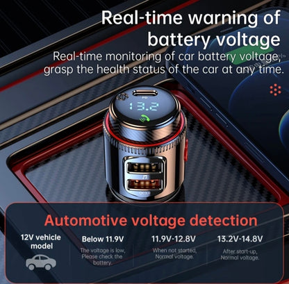 FM transmitter αυτοκινήτου με Bluetooth 5.4